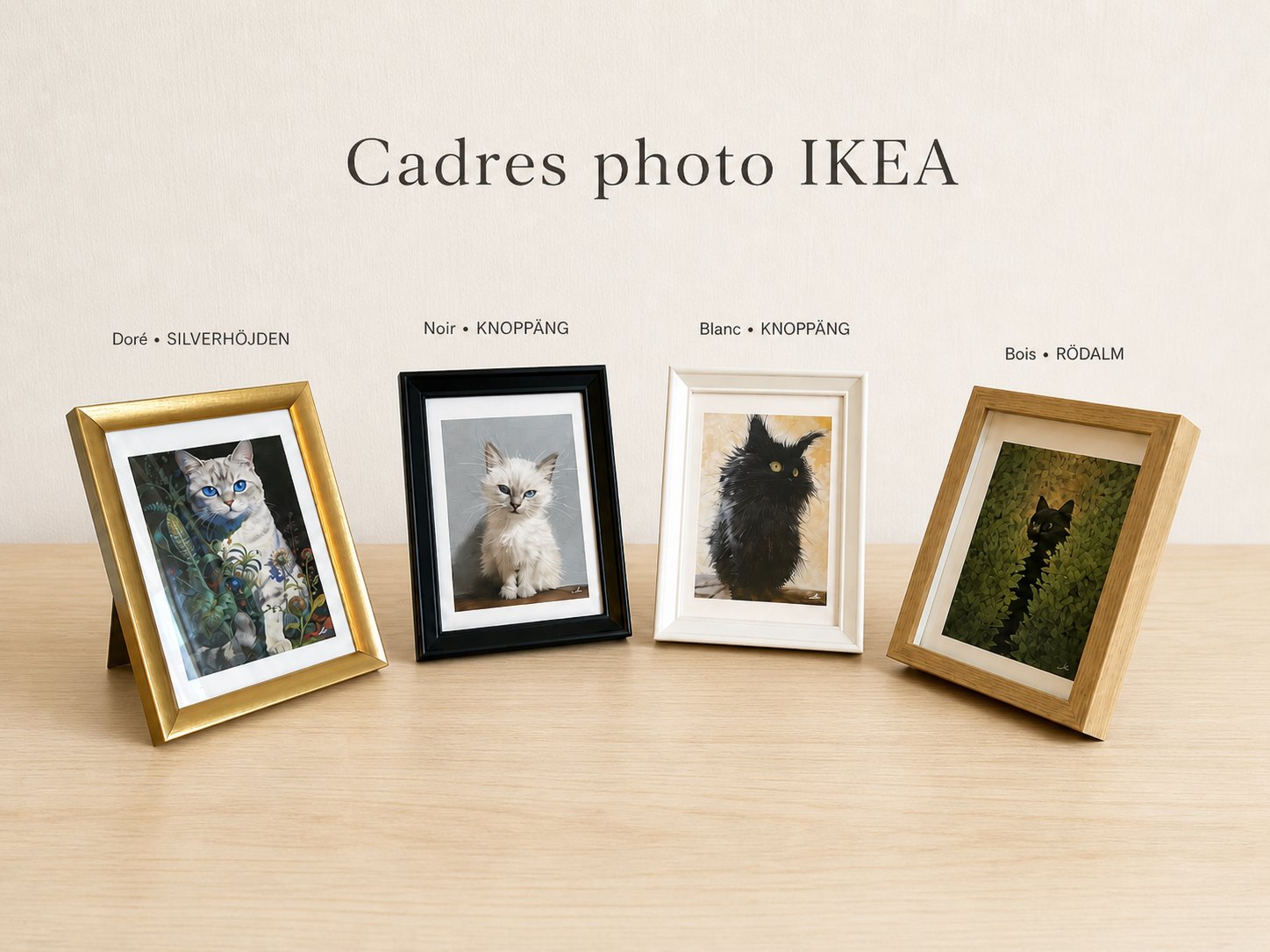 Exemples de tirages encadres X Logistic Art